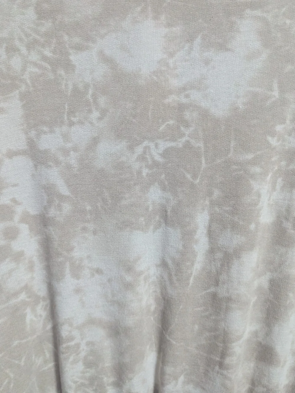 Gilli Beige Drawstring Lounge Dress Sz 1X Short Sleeve Mini - Knee